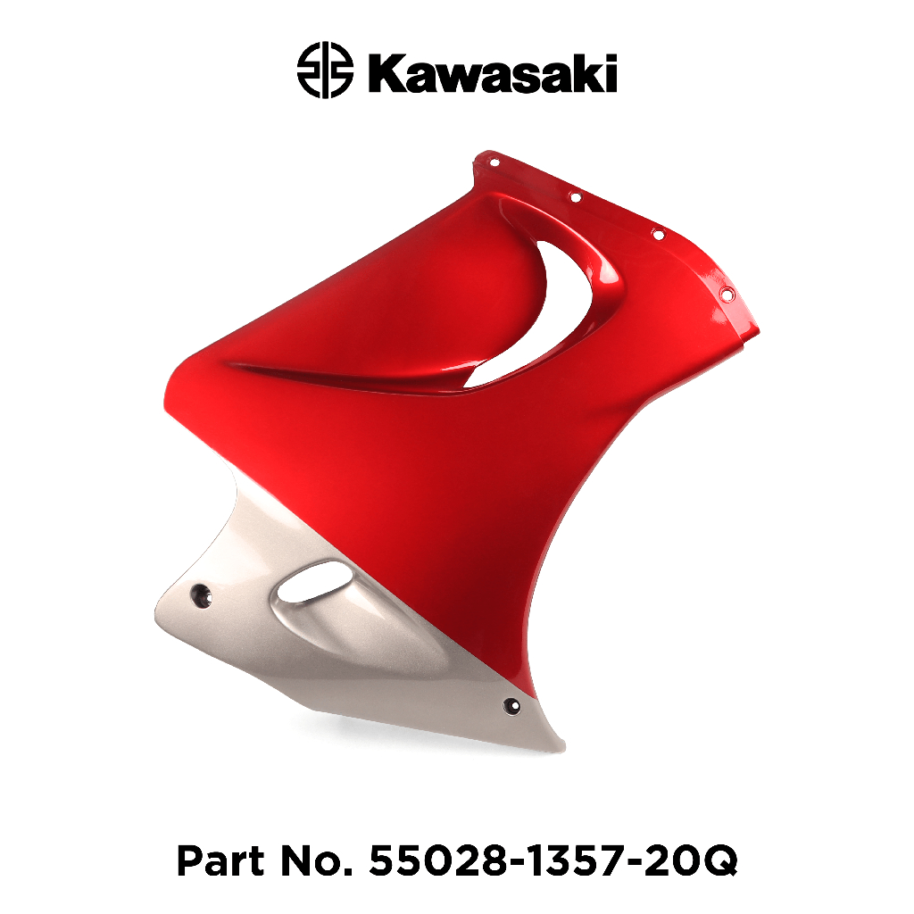 Cowling LWR Kawasaki Ninja 150RR Kanan Red Silver 55028-1357-20Q