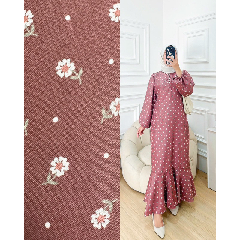 RKPERWIRA - ZFS DRESS MAXI TINIA / ZALICA SHAKILA MAXI PART 4 / Pakaian Casual Remaja ABG / LongDres