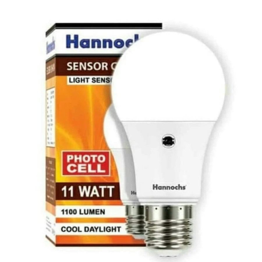 Lampu LED Sensor Cahaya Hannochs Photo Cell Light Sensor 11W 11 Watt