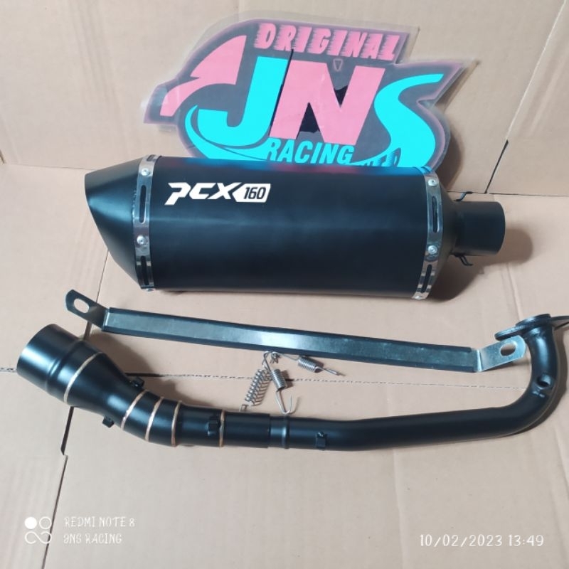 KNALPOT PCX BLACK COSTOM PCX 160 SUARA BASS PADET