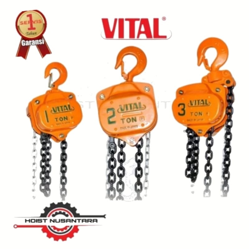 CHAIN BLOCK 1 TON X 5 METER VITAL