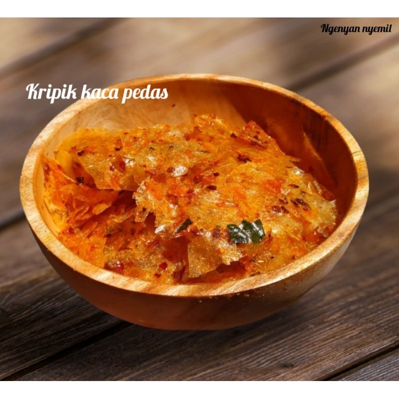 

Keripik Kaca Pedas Daun Jeruk 250gram