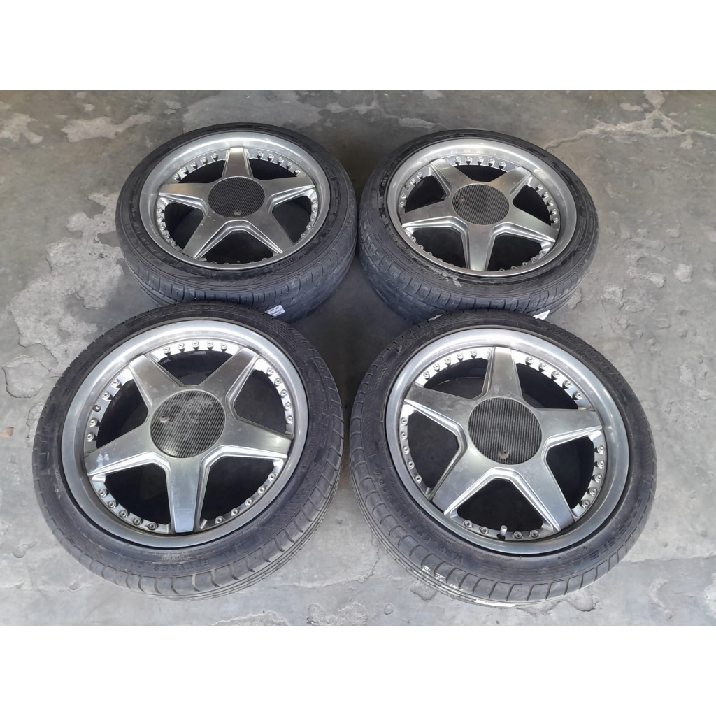 Velg Second Racing P5 Ring 18 x 7.5 Pcd 4x100/114.3 Ban 215 40 R18