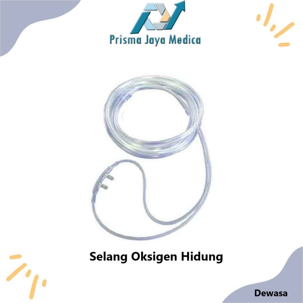Selang Oksigen Hidung / Selang Oksigen Cannula Dewasa Anak