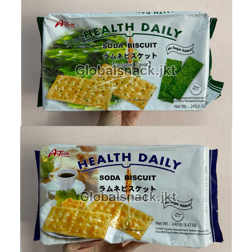 

A-TASTE HEALTH DAILY SODA BISCUIT ORIGINAL / SEAWEED - A TASTE