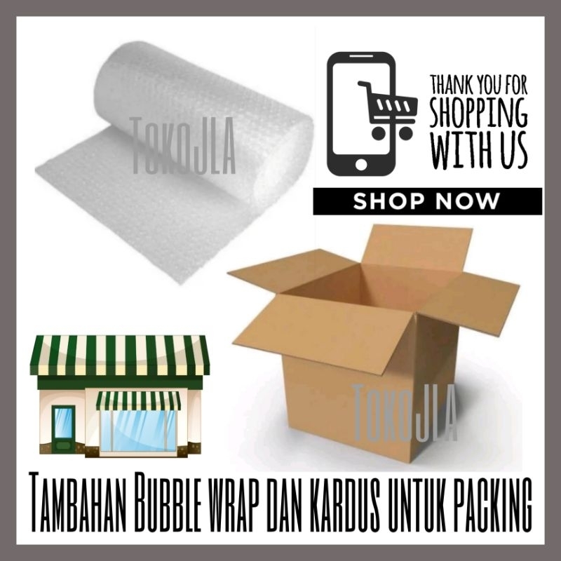 

BUBBLEWRAP untuk tambahan Packing