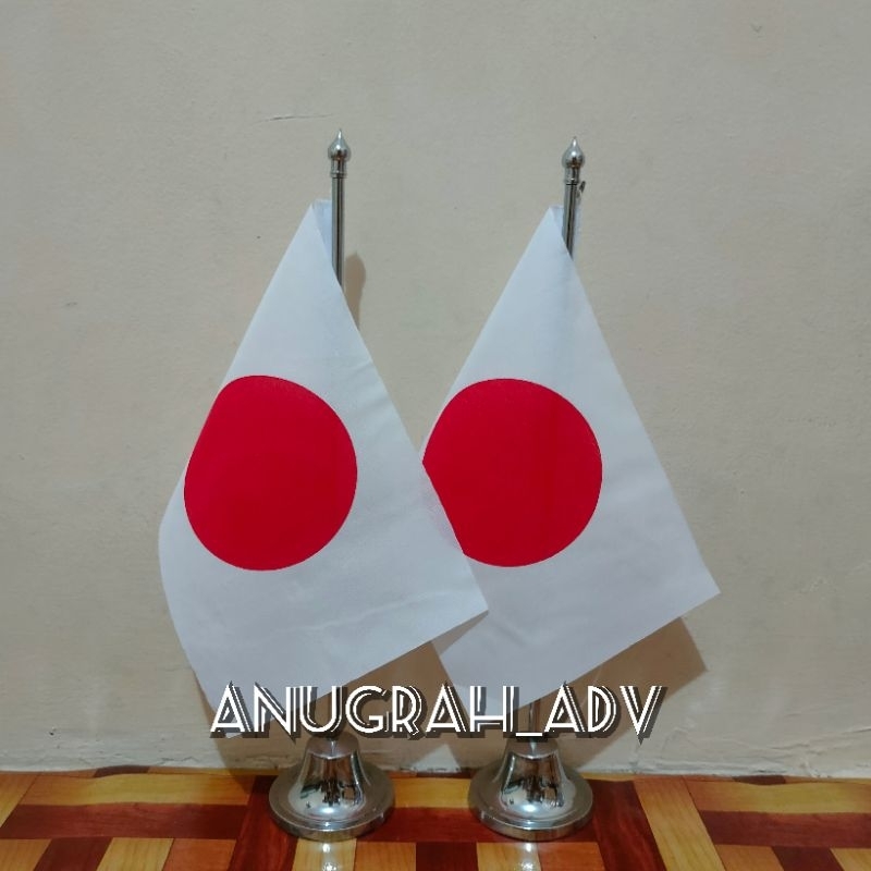 

tiang stainless bendera meja JEPANG