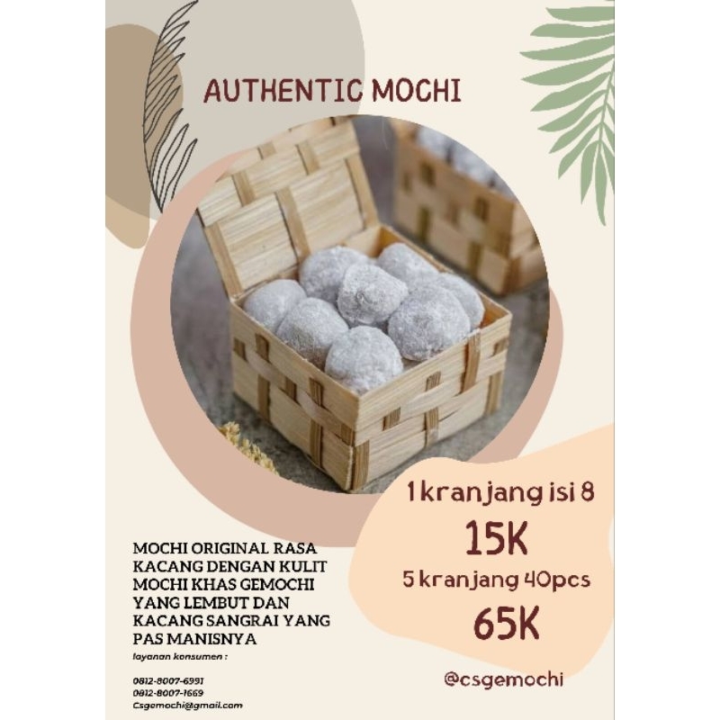 

GEMOCHI AUTHENTIC ORI KACANG 1 IKAT ISI 5 KRANJANG