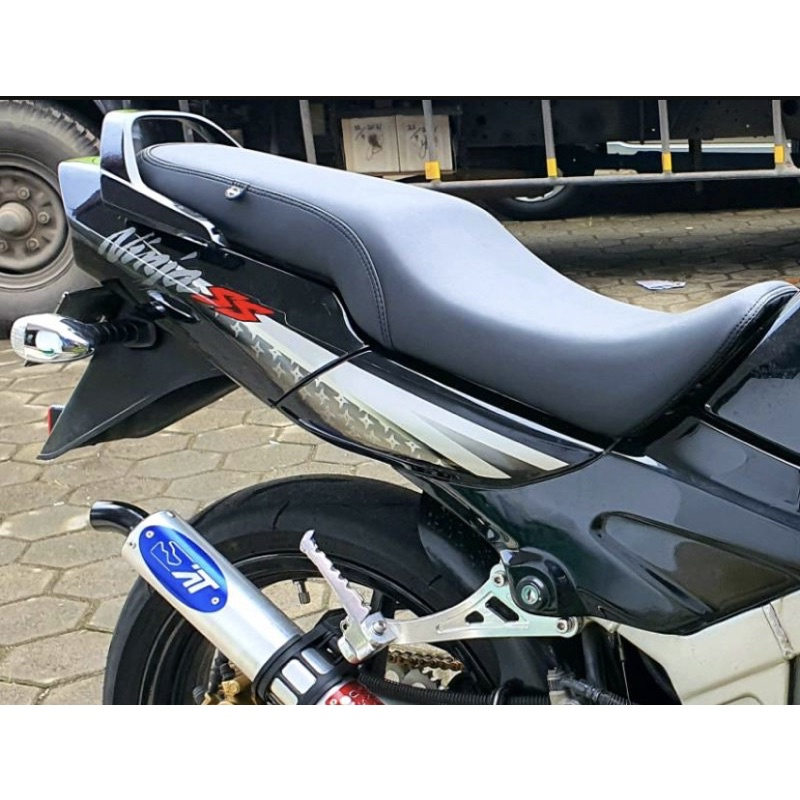 Sarung Jok Ninja R/SS Mb-Tech Carrera || Kulit Jok Ninja Mb-Tech Carrera || Kulit Jok Custom Ninja