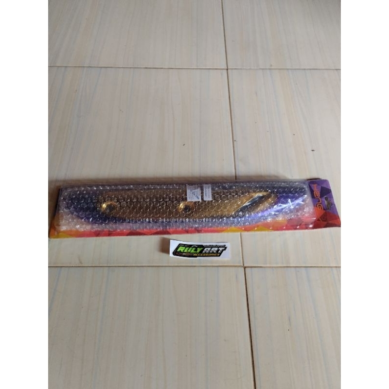 tameng knalpot twotone wave 110i new revo fi ,revo fit fi , revo injeksi