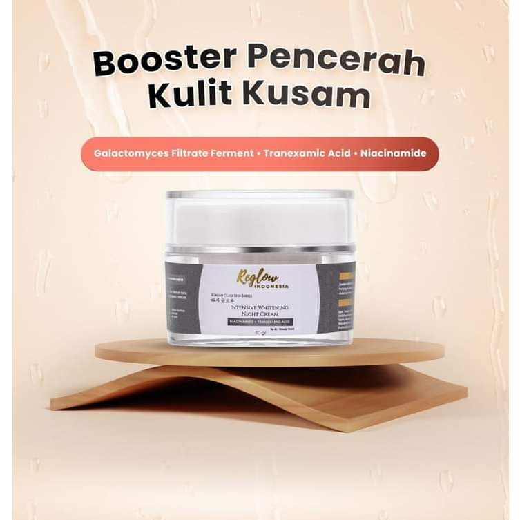 Reglow Cream Malam Reglow dr Shindy Skincare Ori 100% - Intensive Whitening Night Cream Reglow