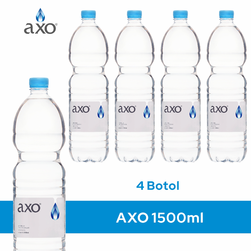 

Axo Air Mineral Softpack 1500 ml x 4 Botol