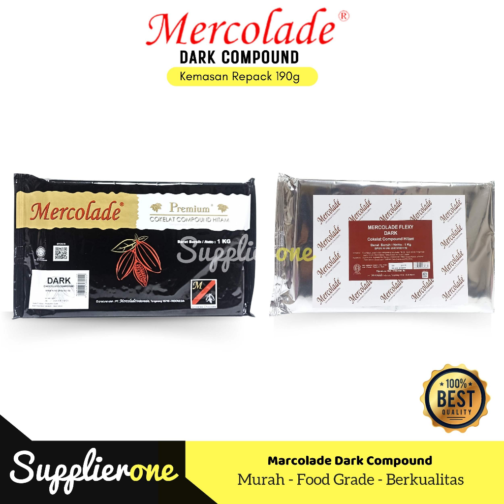 

Mercolade Dark Compound / Cokelat Dark Compound Repack / Cokelat Batang Dark Compound Marcodale