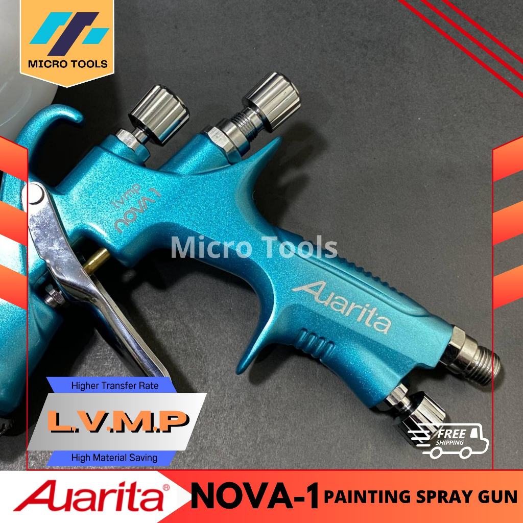 Spray Gun AUARITA NOVA-1 LVMP ORIGINAL - Automotive Painting Spray Gun