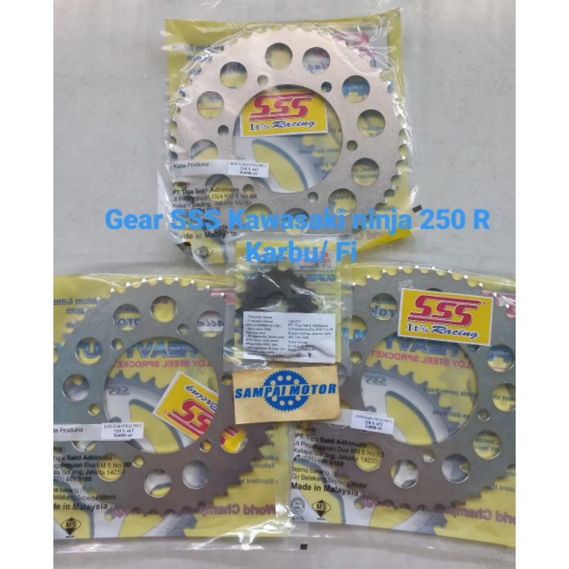 Gear SSS 520 Kawasaki ninja 250 R Karbu/Fi