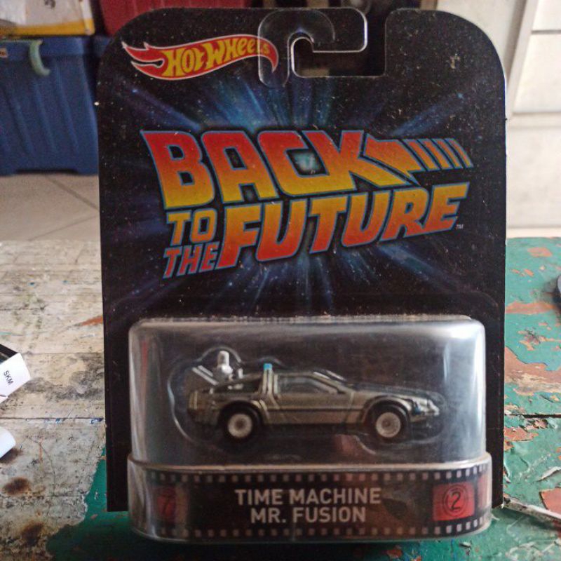 HotWheels Retro Time Machine Mr. Fusion Back To The Future 2014 Ban Karet (Kondisi : Mantabh Jiwa) A