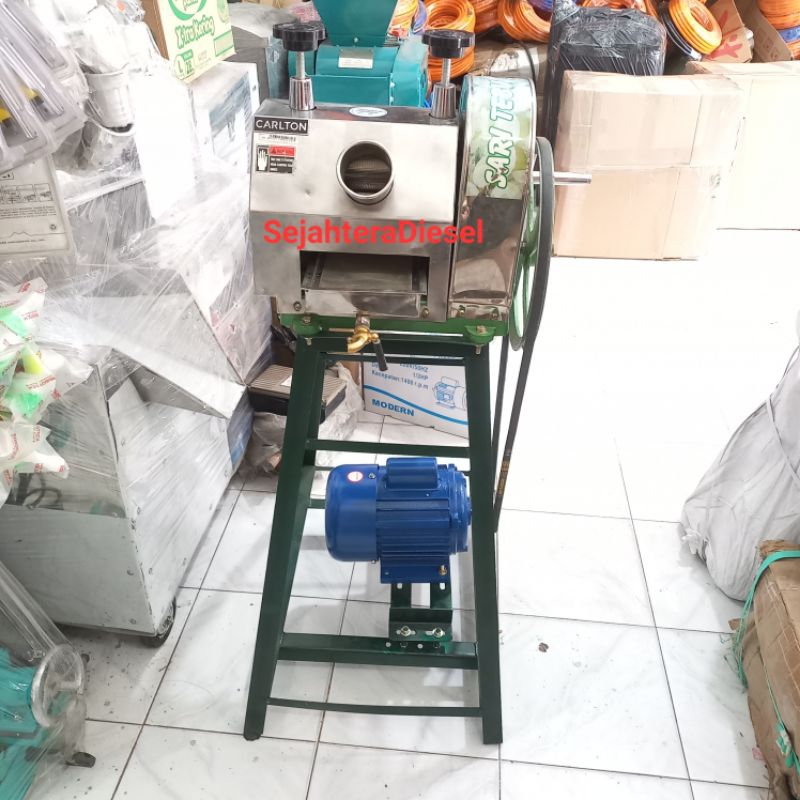 Paket  Mesin Peras Tebu +Mesin  Dinamo Listrik Elektromotor