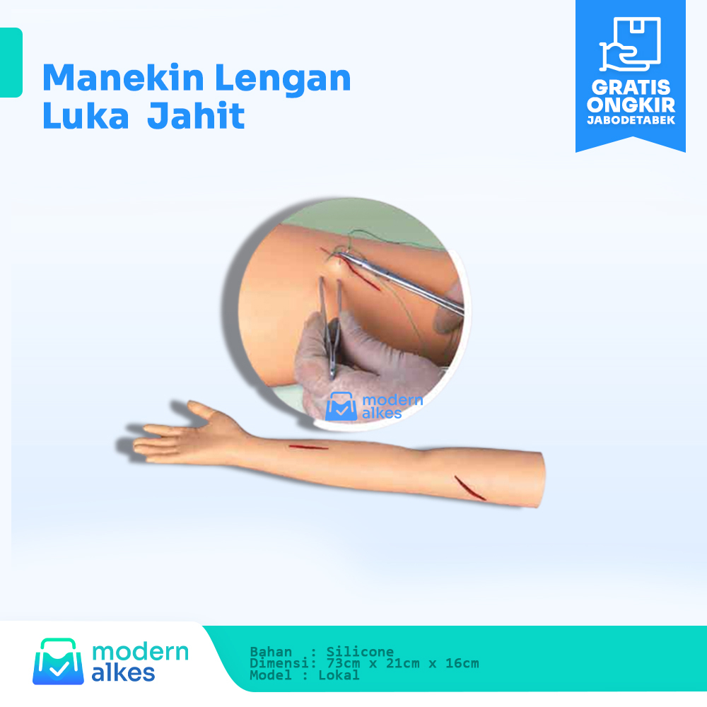 Manekin lengan luka jahit