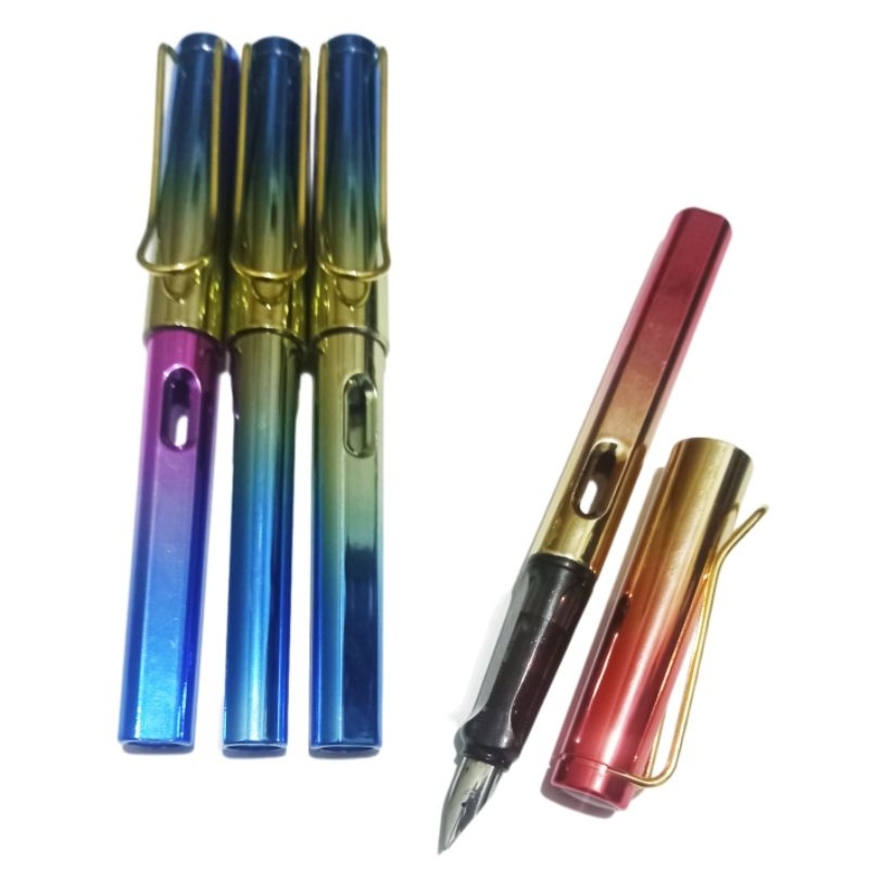 

Kalam Logat/Kalam Tutul/Pena Logat/Fountain Pen sudah di asah (Warna GRADASI)