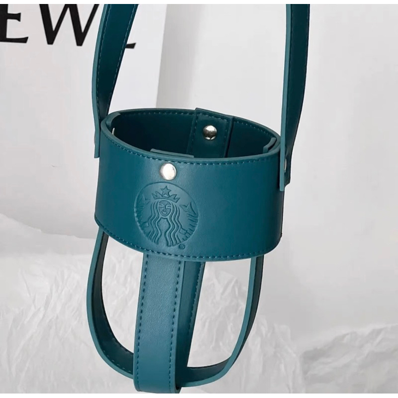 promo Starbucks Cup/Tumbler Holder 2022 Edition PVC Leather Original (gelas tidak termasuk)