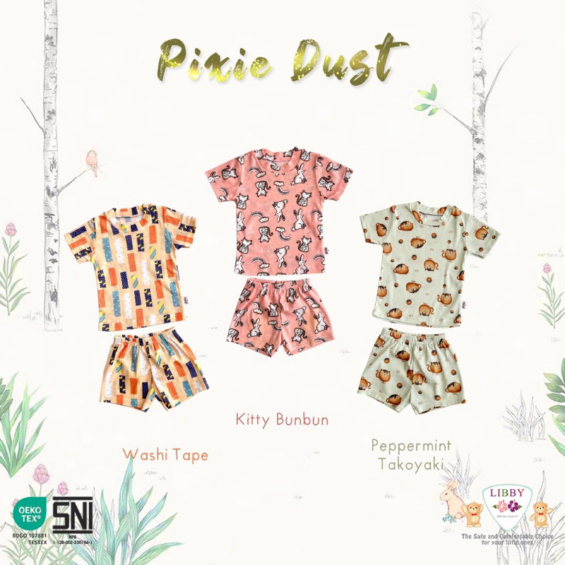 3setel Libby Setelan Oblong Cotton (TIPIS) 3in1