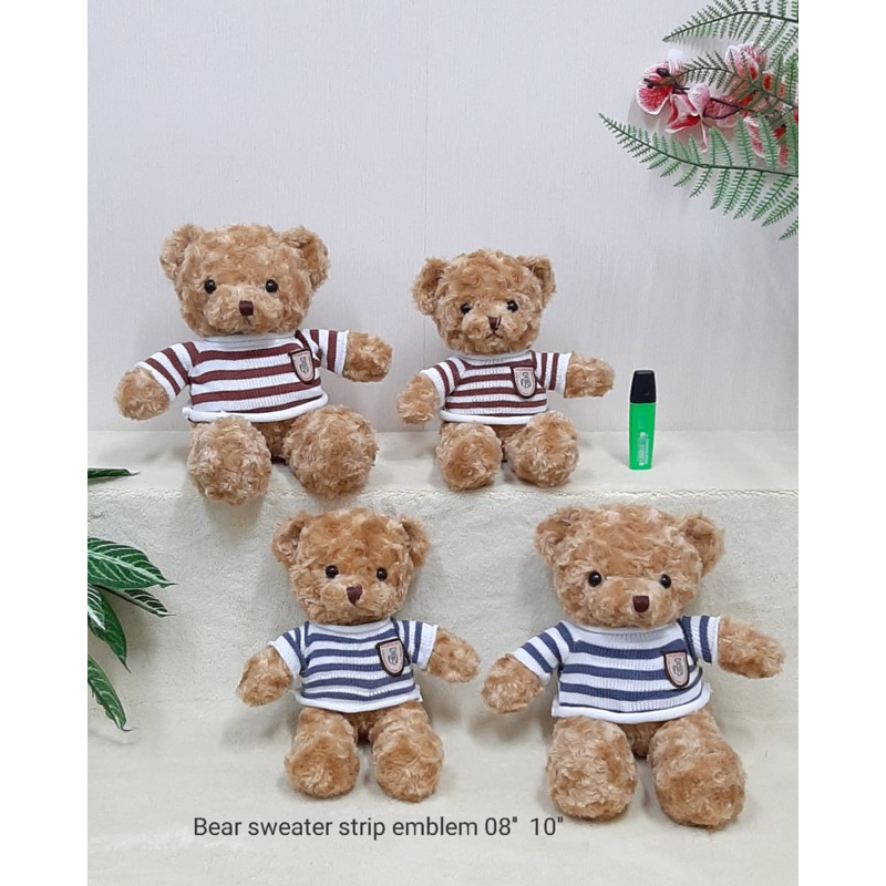 Boneka Beruang / Boneka Teddy Bear Baju Sweater
