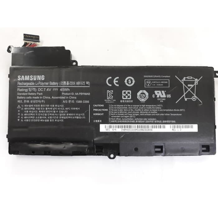 BATERAI SAMSUNG NP530U3 NP530U3C NP530U3B AA-PBYN4AB ORIGINAL