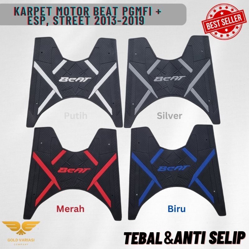 Karpet Motor Beat Tahun 2013-2019 Alas Kaki Motor