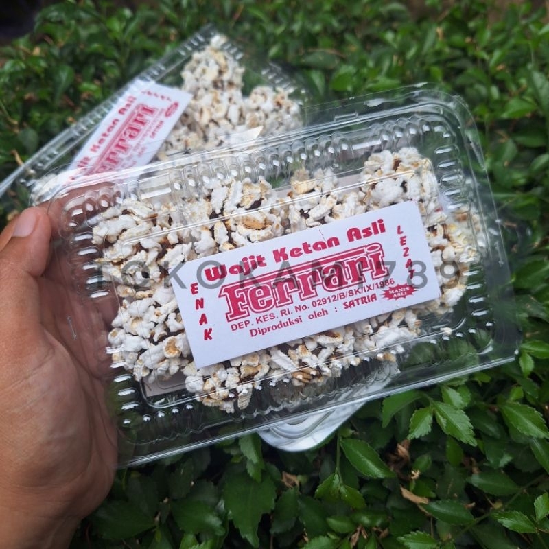 

Wajit Ketan Asli Lapis Rice Crispy 1 Mika isi 10