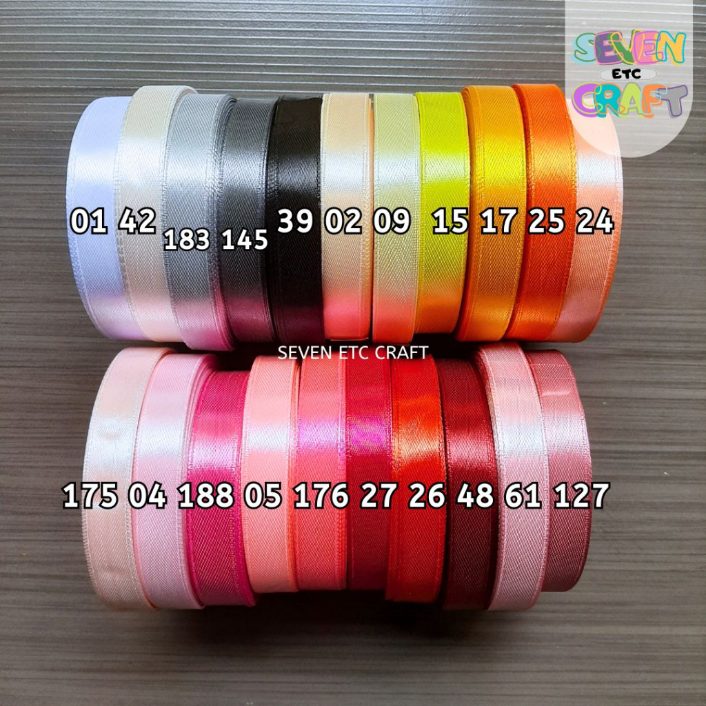 

Pita Satin 1/2 inch ( 1,3 cm )