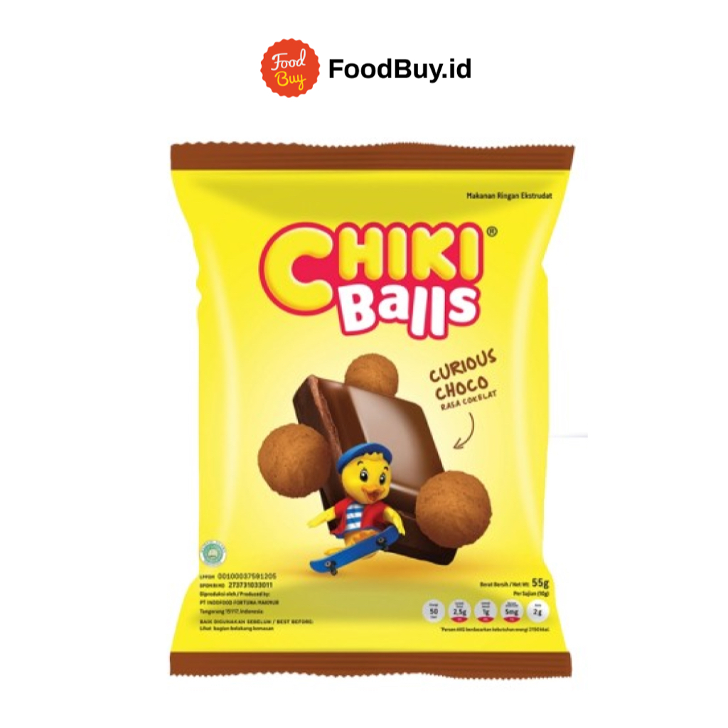 

Chiki Balls Snack Curious Choco 55 gr