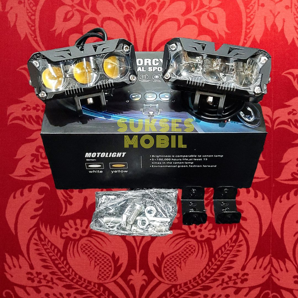 Lampu LED MOTORCYCLE EXTERNAL SPOTLIGHT ( MOTOLIGHT ) DC 12-20 V