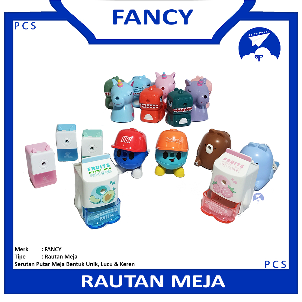 

FANCY - Serutan Pensil Meja Putar Karakter -Pcs