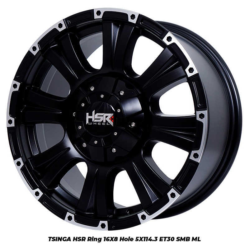VELG MOBIL HSR RING 16 TSINGA HSR R16X8 H5X114,3 ET30 SMB/ML 1PCS