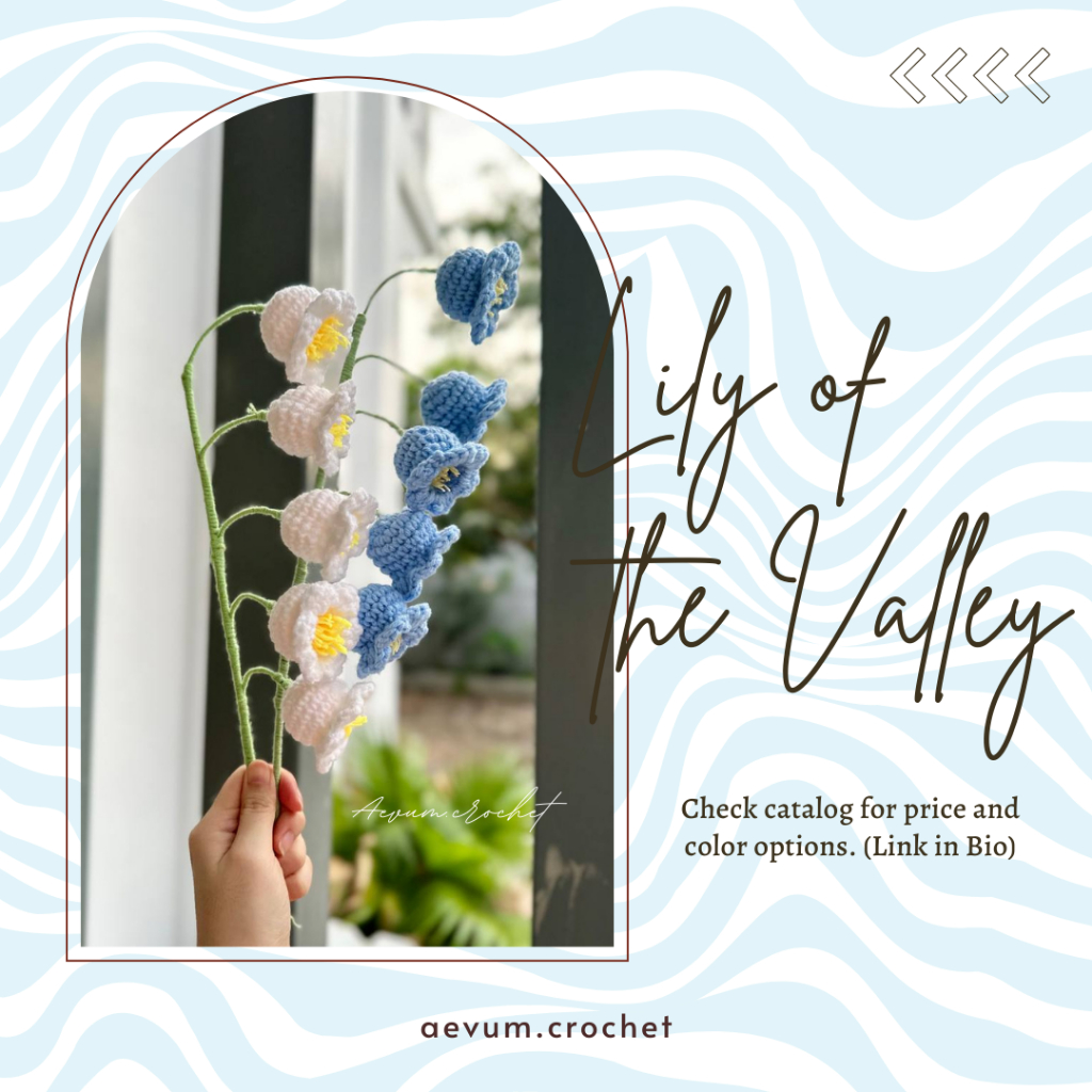 Lily of The Valley Flower / Bunga Lily of The Valley/ Crochet Flower / Crochet Flower Lily of The Va