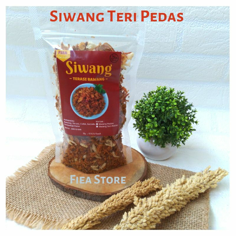 

Sekar_Shop07 Siwang Pedas Siwang Teri Pedas 100 Gram Uyah Prutuk / Terasi Bawang Sedap Mantap 100