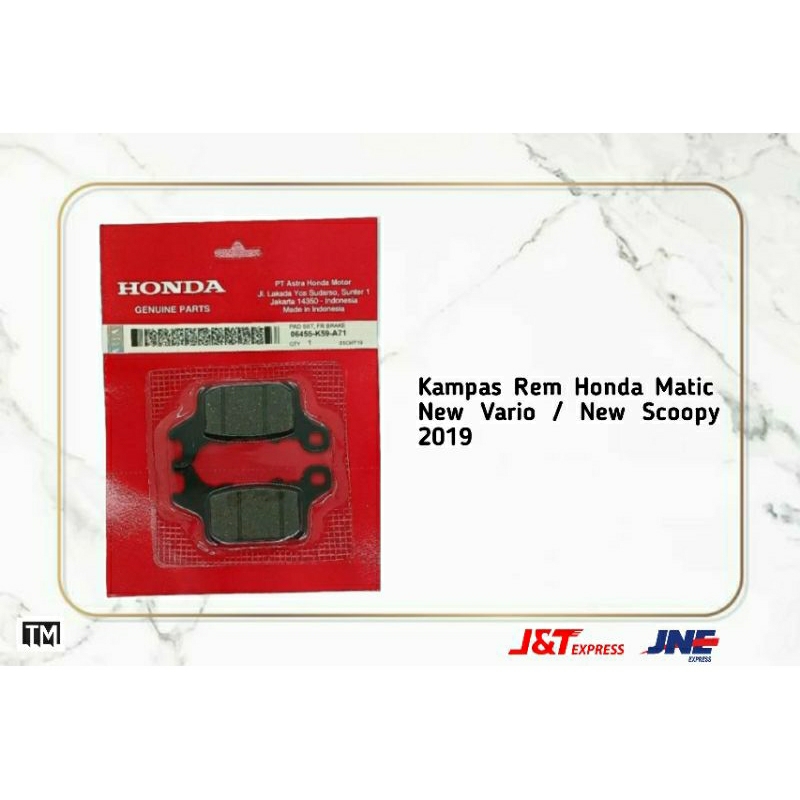 Dispad Kampas Rem Depan  Motor Matic K59 Vario - Scoopy 2019 / 2021