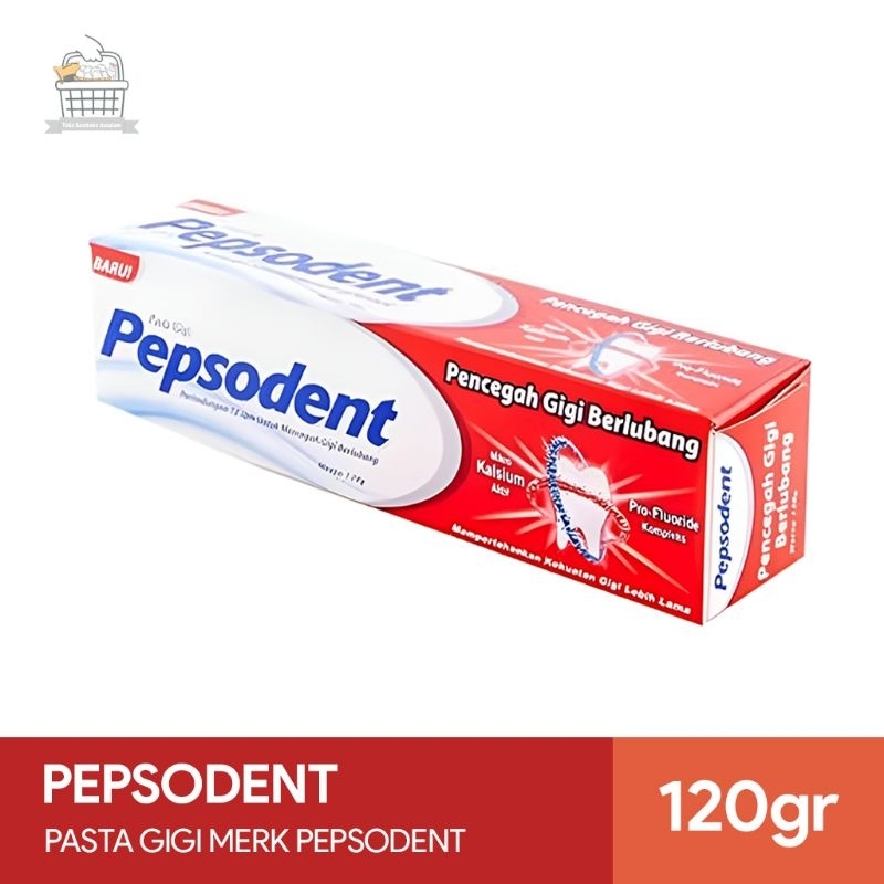Pepsodent 120gr - Pasta Gigi Pepsodent Kemasan 120gr