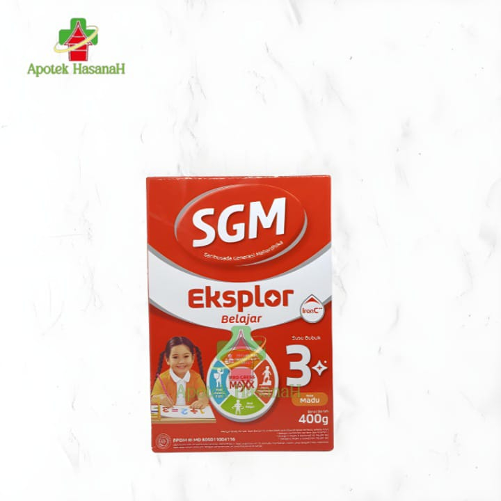 

SGM Eksplor 3 Plus (1-3 tahun) Madu Susu Bubuk 400 g