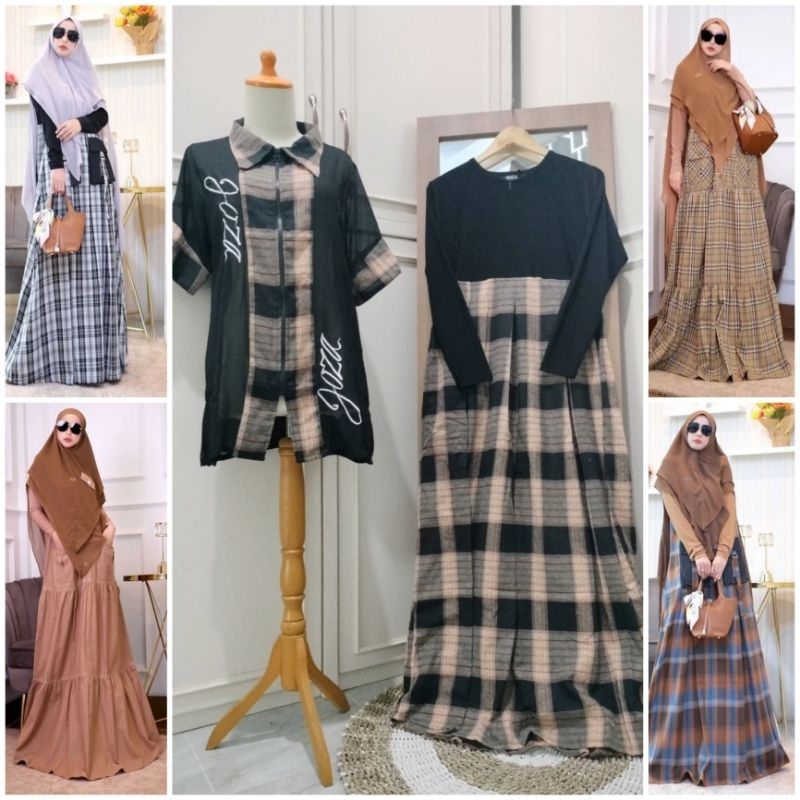 [kodedj11]daily wear katun linen premium dress only by joza clothing