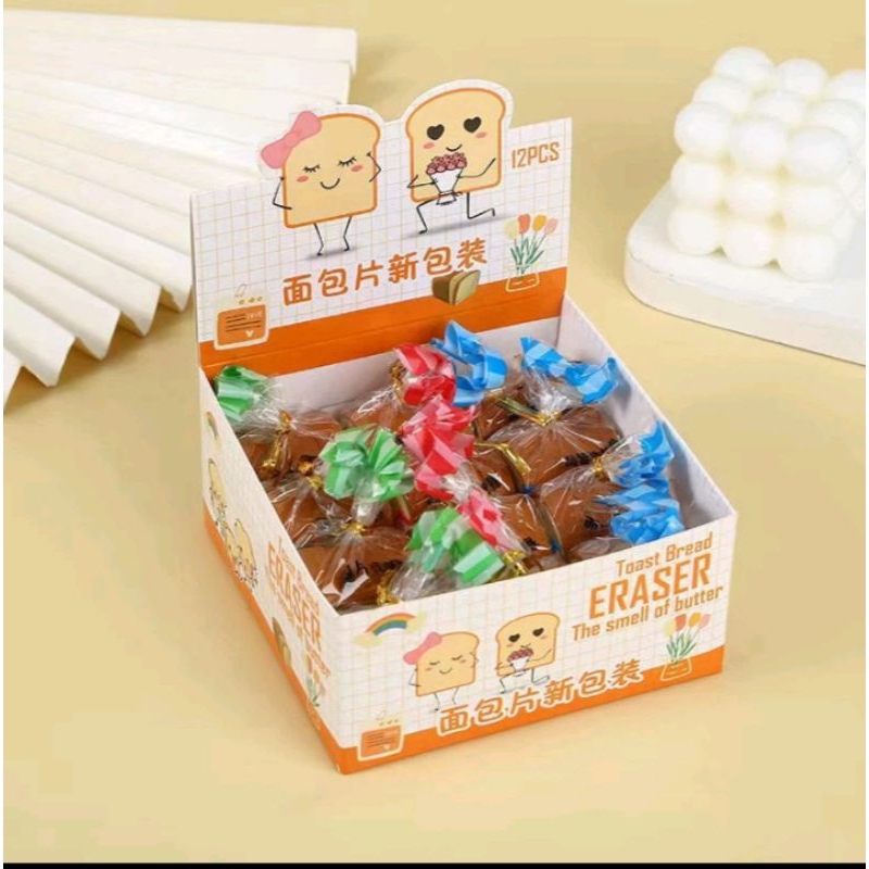

penghapus bentuk roti tawar