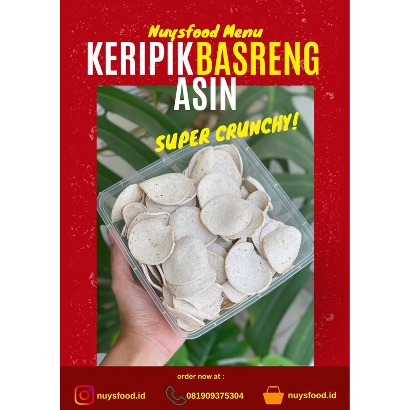 

Keripik Basreng Asin Daun Jeruk