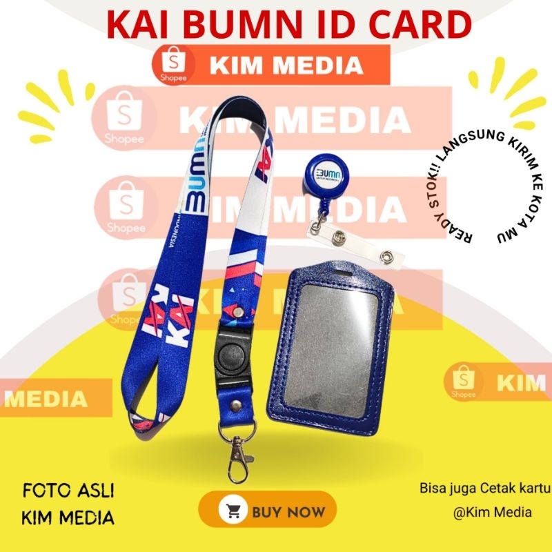 

Lanyard idcard KAI BUMN / tali idcard KAI Kereta Api Indonesia Gantungan KAI READY STOK MURAH Ecer PRINTING