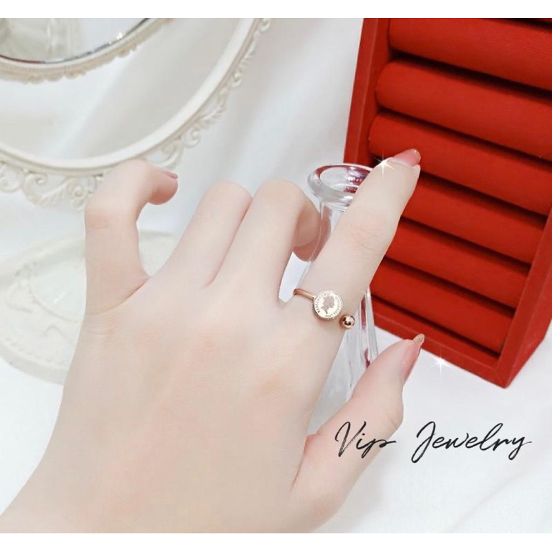 Cincin Titanium Koin eliz