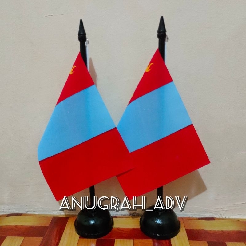 

tiang kayu bendera meja MONGOLIA