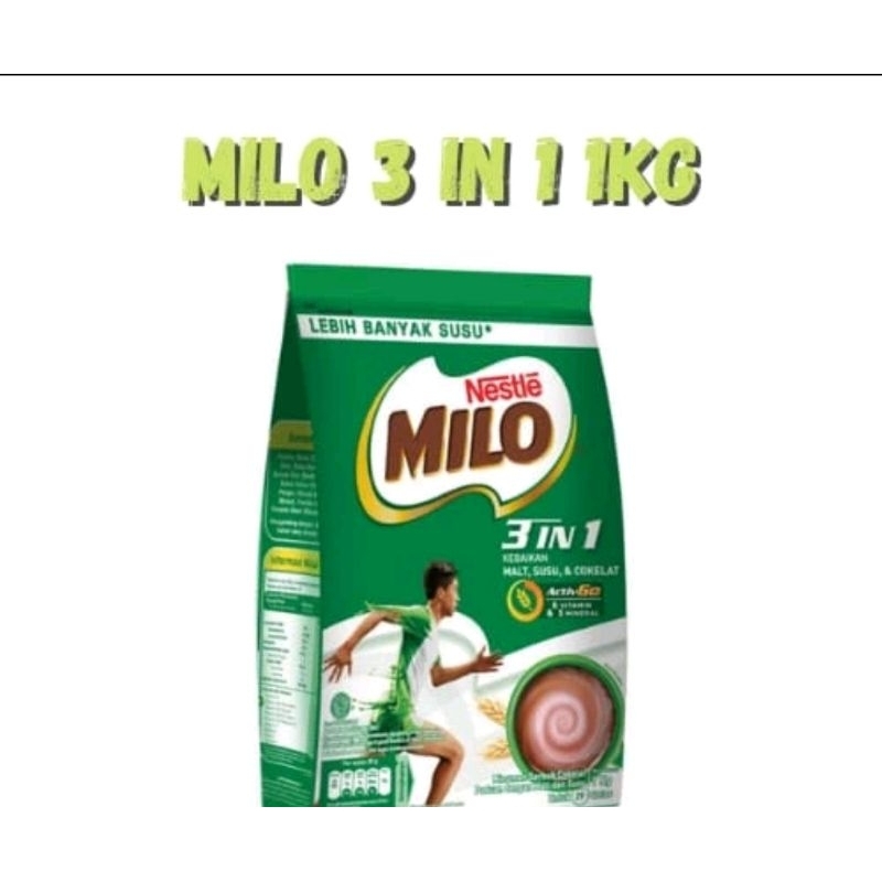 

MILO 3 IN 1 BERAT 1KG