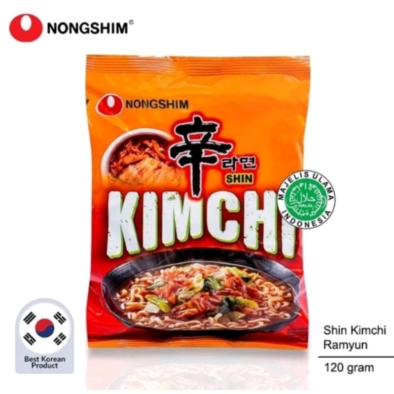 

Nongshim shin kimchi ramyun 120 gram