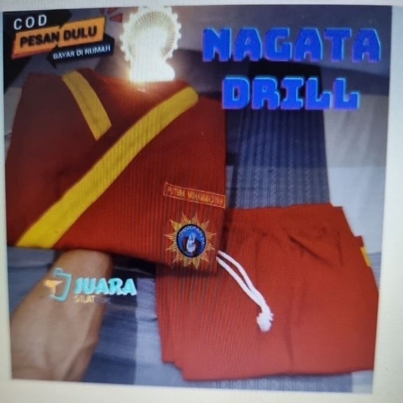 Seragam Tapak Suci Nagata Drill  Sakral/Seragam/Baju Pencak Silat Tapak Suci baju Tapak Suci pelatih
