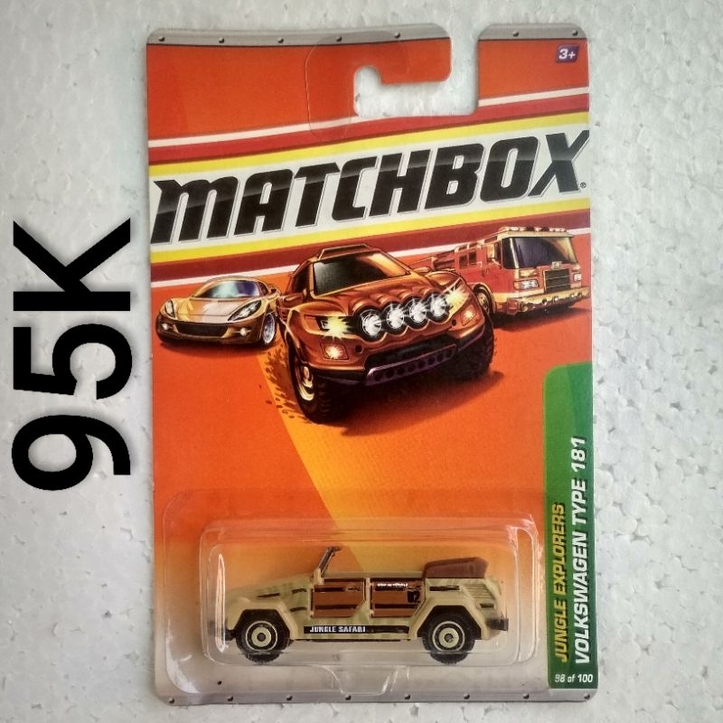 Diecast Matchbox Jungle Explorers Volkswagen Type 181 VW Thing Safari