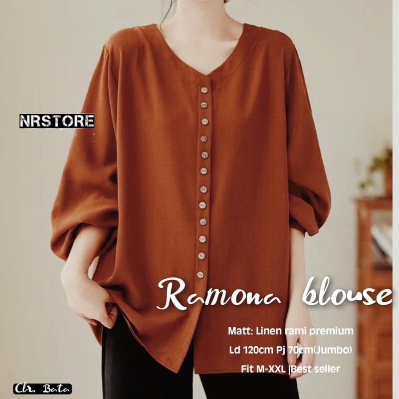RAMONA BLOUSE . NR
